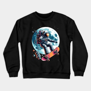 Astronaut Skater Crewneck Sweatshirt